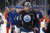 CODIE MCLACHLAN / THE CANADIAN PRESS FILES
Edmonton Oilers goalie Laurent Brossoit takes a break during practice in Edmonton on Tuesday, April 11, 2017.