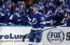 CP
Tampa Bay Lightning center Yanni Gourde (37) celebrates with the bench after his goal against the Winnipeg Jets during the first period of an NHL hockey game Tuesday, March 5, 2019, in Tampa, Fla. (AP Photo/Chris O'Meara)