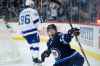 THE CANADIAN PRESS/John Woods
Winnipeg Jets' Brandon Tanev celebrates after scoring against the Tampa Bay Lightning. Tanev has matched his career high in goals already this season but the shutdown winger says his defensive-zone play is his priority.