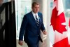 Conservative leader Andrew Scheer arrives for a morning announcement in Toronto Tuesday, October 1, 2019. THE CANADIAN PRESS/Jonathan Hayward