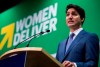 Prime Minister Justin Trudeau addresses the media at the Women Deliver Conference in Vancouver, Tuesday, June 4, 2019. THE CANADIAN PRESS/Jonathan Hayward