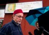 Quebec Islamic cultural centre president Boufeldja Benabdallah takes a moment before reacting to the deadly shooting in New Zealand, Friday, March 15, 2019 in Quebec City. THE CANADIAN PRESS/Jacques Boissinot