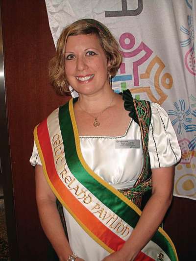 Jared Story
Karen Lynn Miller is one of the adult ambassadors of the Celtic-Ireland pavilion, which will run until Sat., Aug. 8 at Fort Garry Curling Club.