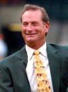 FILE - In this Aug. 26, 2006, file photo, former Baltimore Orioles baseball player Doug DeCinces smiles after being inducted into the Orioles Hall of Fame during a ceremony in Baltimore. DeCinces has been sentenced to eight months of home detention and ordered to pay a $10,000 fine for his role in an insider-trading scheme. (AP Photo/Gail Burton, File)