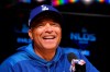 Los Angeles Dodgers manager Dave Roberts speaks to reporters following practice as they wait to find out who they will play in Game 1 of a National League division series baseball game, Tuesday, Oct. 1, 2019, in Los Angeles. (AP Photo/Mark J. Terrill)