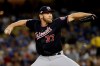 Washington Nationals starting pitcher Stephen Strasburg throws to a Los Angeles Dodgers batter during the first inning in Game 2 of a baseball National League Division Series on Friday, Oct. 4, 2019, in Los Angeles. (AP Photo/Marcio Jose Sanchez)
