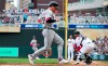 Detroit Tigers' Brandon Dixon scores on a sacrifice fly by Niko Goodrum off Minnesota Twins relief pitcher Trevor Hildenberger in the seventh inning of a baseball game Sunday, May 12, 2019, in Minneapolis. The Tigers won 5-3. (AP Photo/Jim Mone)