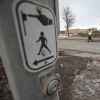 JOHN WOODS / WINNIPEG FREE PRESS
The crosswalk at Isabel and Alexander is closed as police investigate after a vehicle hit a pedestrian in Winnipeg Monday.