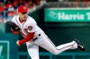 Washington Nationals starting pitcher Patrick Corbin follows through on a pitch to the New York Mets in the second inning of a baseball game, Wednesday, May 15, 2019, in Washington. (AP Photo/Patrick Semansky)