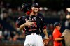 Washington Nationals catcher Yan Gomes (10) hugs relief pitcher Daniel Hudson after the team's baseball game against the Cincinnati Reds at Nationals Park, Tuesday, Aug. 13, 2019, in Washington. The Nationals won 3-1. (AP Photo/Alex Brandon)
