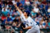 Kansas City Royals starting pitcher Homer Bailey works against the Detroit Tigers during the first inning of a baseball game in Omaha, Neb., Thursday, June 13, 2019. (AP Photo/Nati Harnik)