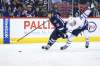 MIKE DEAL / WINNIPEG FREE PRESS
Winnipeg Jets&rsquo; Shawn Matthias (16) on a breakaway is called for holding Toronto Maple Leafs&rsquo; Auston Matthews (34) during the game at the MTS Centre Wednesday evening.