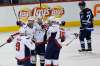 JOHN WOODS / THE CANADIAN PRESS FILES
Washington Capitals' Dmitry Orlov (9), Karl Alzner (27), Evgeny Kuznetsov (92), Marcus Johansson (90) and Brett Connolly (10) celebrates Karl Alzner's (27) goal on Nikolaj Ehlers (27) and the Winnipeg Jets during first period NHL action in Winnipeg on Tuesday, November 1, 2016.