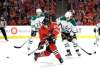 Chicago Blackhawks right wing Jordin Tootoo (22) takes a shot at goal in front of Dallas Stars left wing Jamie Benn (14) during the first period on Sunday, Nov. 6, 2016 at the United Center in Chicago, Ill. (Nuccio DiNuzzo/Chicago Tribune/TNS)