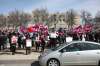 RUTH BONNEVILLE / WINNIPEG FREE PRESS
Concordia Hospital workers, concerned citizens and CUPE members rally in front of Concordia Hospital Tuesday.