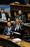 WAYNE GLOWACKI / WINNIPEG FREE PRESS
Finance Minister Cameron Friesen delivers the budget in the Manitoba Legislature Tuesday.