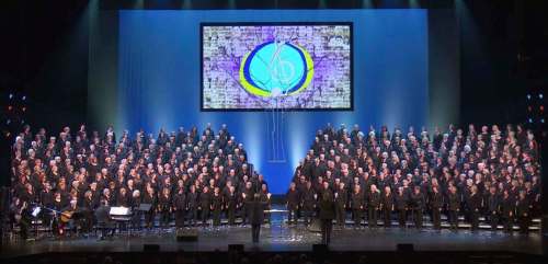 Photo gracieuseté Carole Bellavance
Le Choeur En Supplément&rsquo;Air lors d&rsquo;un concert au Grand Théâtre de Québec.