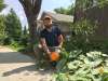 BEN WALDMAN / WINNIPEG FREE PRESS
Chad Connery tends to his St. Boniface-area garden. He and his partner are concerned about the area’s soil quality.