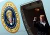 Susan Walsh / The Associated Press
U.S. President Donald Trump boards Air Force One following a visit with those helping with the impact of Hurricane Harvey on Saturday.