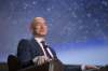 Matthew Staver / Bloomberg 
Blue Origin founder Jeff Bezos says commercial space exploration can advance at the fast pace of Internet commerce only if the cost is reduced through advances in reusable rockets.