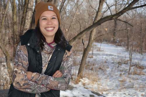 Daniel Bahuaud photo
Vanessa Ahing: ‘Je mange du chevreuil, de la bernache et du canard. C&rsquo;est la viande la plus naturelle qui soit.&rsquo;