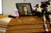 Ruth Bonneville / Winnipeg Free Press Files
Tina Fontaine's photograph sits on top of her casket surrounded by flowers at her funeral in the Roman Catholic Church in Sagkeeng First Nation in 2014