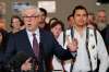 John Woods / The Canadian Press
Former premier Greg Selinger (left) and current NDP Leader Wab Kinew (right) have spoken about allegations of sexual harassment against former cabinet minister Stan Struthers, but Kinew won't make public what Selinger told him.