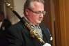 Michael Bell / The Canadian Press
Rick Mantey, carries the black rod into the Saskatchewan Legislative Assembly for the speech from the throne in 2013. The ceremonial rod was a gift from the Prince of Wales to the province, and it was the first time it was used in the legislative assembly.