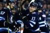 THE CANADIAN PRESS/John Woods
Winnipeg Jets' Brandon Tanev celebrates his second goal of the game against the Boston Bruins on Tuesday. Tanev is looking forward to the playoffs.