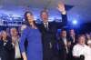 THE CANADIAN PRESS/John Woods
Manitoba PC leader Brian Pallister and his wife Esther celebrate his election victory as premier in 2016. Money has been pouring into the party’s bank account since Pallister led it to a majority government two years ago.