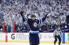 THE CANADIAN PRESS/John Woods
Winnipeg Jets' Mark Scheifele celebrates his goal against the Minnesota Wild during the second period on Wednesday.