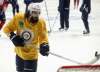 TREVOR HAGAN / WINNIPEG FREE PRESSWinnipeg Jets' Mathieu Perreault (85) tries to tip the puck into the net during practice at Bridgestone Arena, in Nashville, TN, Saturday, April 28, 2018.