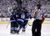THE CANADIAN PRESS/Trevor Hagan
The Winnipeg Jets celebrate after Dustin Byfuglien scored against the Nashville Predators during second period Tuesday.