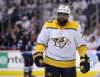 THE CANADIAN PRESS/Trevor Hagan
Nashville Predators' P.K. Subban was booed early and often by Winnipeg Jets fans Tuesday.