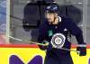 Mark Scheifele at Monday morning's skate. (Boris Minkevich / Winnipeg Free Press)