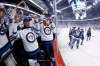 JOHN WOODS / THE CANADIAN PRESS FILES
Winnipeg Jets' fans celebrate a goal during Stanley Cup playoff action. When the Jets play the Nashville Predators in Game 7 of their second-round series Thursday, it will a new experience for most Jets fans.