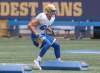 MIKE DEAL / WINNIPEG FREE PRESS
Blue Bombers receiver Drew Wolitarsky takes part in drills during rookie training camp at Investors Group Field on Thursday.