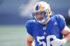 JOHN WOODS / THE CANADIAN PRESS FILES
New Bombers linebacker Adam Bighill isn&rsquo;t afraid to make pads pop at training camp.
