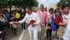 TREVOR HAGAN / WINNIPEG FREE PRESS
Mayor Brian Bowman (left) and former mayor Glen Murray, walk in the parade Sunday.