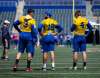 ANDREW RYAN / WINNIPEG FREE PRESS
Bombers quarterbacks Bryan Bennett (from left), Alex Ross and Zack Mahoney will all be vying to move up a rung in the absence of Matt Nichols.