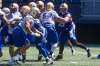 MIKE DEAL / WINNIPEG FREE PRESS
The Winnipeg Blue Bombers work on plays during Thursday&rsquo;s practice at Investors Group Field in preparation for Saturday&rsquo;s game against the B.C. Lions in Vancouver.