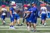 MIKE DEAL / WINNIPEG FREE PRESS
Blue Bombers head coach Mike O&rsquo;Shea talks to players during Thursday&rsquo;s practice at Investors Group Field ahead of Saturday&rsquo;s game in Vancouver against the B.C. Lions.