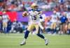 DARRYL DYCK / THE CANADIAN PRESS
Winnipeg Blue Bombers quarterback Matt Nichols looks to pass during the first half of a CFL football game against the B.C. Lions in Vancouver, on Saturday July 14, 2018.