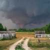 CLINT ROBERTSON PHOTO
A photo of the tornado that touched down north of Silver Ridge Friday evening.