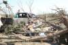 Destruction at the home of Jack Furrie, who was killed in the tornado. (Melissa Verge / Brandon Sun)