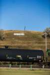 The Garage Hill sign faced east towards the train tracks and the Clifton Community Centre. (Mikaela MacKenzie / Winnipeg Free Press)