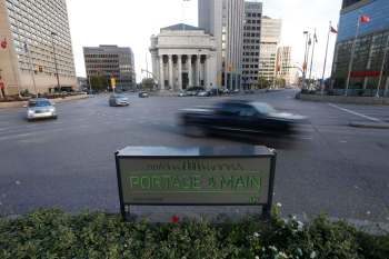 The Portage and Main issue was one of the election’s most divisive issues. Outside of that, however, there was little else to talk about during the lead-up to the vote. (John Woods / Canadian Press files)