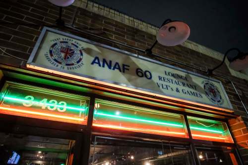 Daniel Crump / Winnipeg Free Press
ANAF Club 60 on River Avenue.