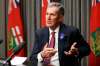 Brian Pallister said long-term media funding by Ottawa would raise concerns about the potential for perceptions of bias. (John Woods / The Canadian Press files)