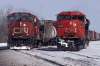 THE CANADIAN PRESS/Ryan Remiorz
Canadian National Railway locomotives in Montreal. During an historic increase in oil transport by train, Ottawa is giving vague guidelines on how to update the rules on how long staff can safely be on-shift.